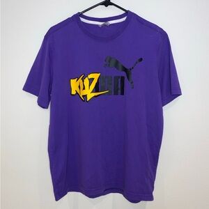 Puma Kyle Kuzma Purple T‎ Shirt Size M